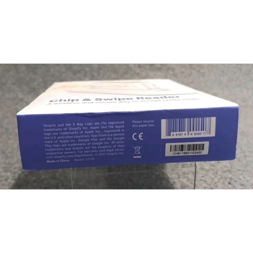 Shopify Chip & Swipe Reader Wireless Connection Model S1701 - Picture 7 of 16